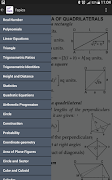 برنامه‌نما 10th Class Math Formula عکس از صفحه