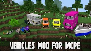 Vehicles Mod for Minecraft PE स्क्रीनशॉट 6