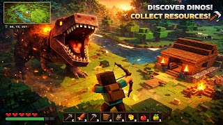 Craftopia Realms:  Dinosaurs captura de pantalla 4