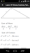 Trigonometry Formulas capture d'écran 3