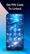 Smart Lock Screen OS 18 captura de pantalla 4