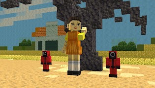 Squid Game mod for Minecraft تصوير الشاشة 2
