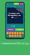 COMMAND MASTER: GIT QUIZ screenshot 3