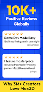 6 Schermata Max2D: AI Game Maker Engine
