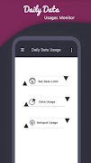 每日數據使用情況監控器通知 截圖 2