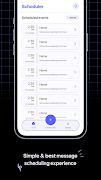 Schoduler - Message Scheduler اسکرین شاٹ 1