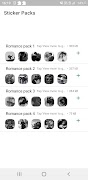 Romantic Stickers for WA Plakat