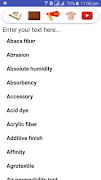 Textile Dictionary screenshot 1