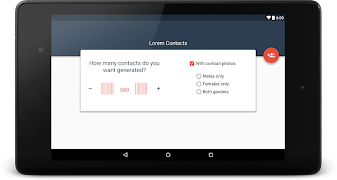 2 Schermata Lorem Contacts