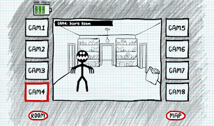 Stickman Five Nights Survival تصوير الشاشة 1