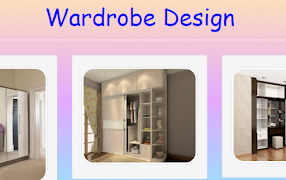 Kleiderschrank Design Plakat