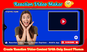 Reaction Video Maker App स्क्रीनशॉट 1