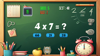 4 Schermata Multiplication table