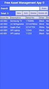 4 Schermata Asset Management App