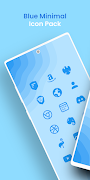 Poster Blue Minimal - Icon Pack