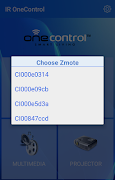 IR OneControl Screenshot 2