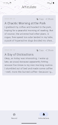 برنامه‌نما Articulate - Speak and Refine عکس از صفحه