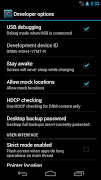 Developer options Screenshot 1