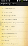 English Essays Learning screenshot 2