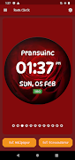 برنامه‌نما Rose clock live wallpaper عکس از صفحه