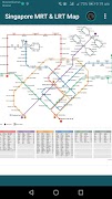 Singapore MRT and LRT Map syot layar 2