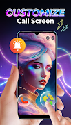 Call Screen Theme captura de pantalla 2