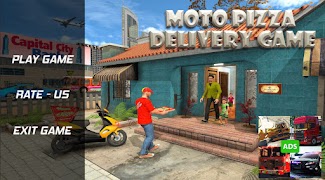 Moto Pizza Delivery Game скриншот 7
