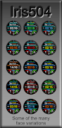 Iris504 Digital Watch Face Screenshot 5