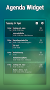 1 Schermata Event Flow Calendar Widget