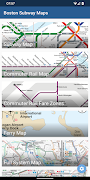 پوستر Boston Subway Map