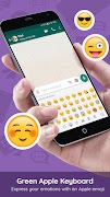 برنامه‌نما Green Apple Keyboard عکس از صفحه