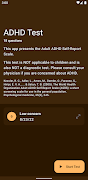 ADHD Test ảnh chụp màn hình 3
