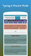 برنامه‌نما Typing Test App for Exams عکس از صفحه