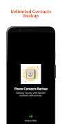 Contacts Backup Restore captura de pantalla 2
