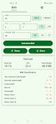 BMI Calculator ภาพหน้าจอ 5