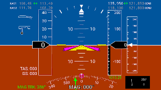 X-Plane Primary Flight Display screenshot 1