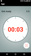 برنامه‌نما Boxing Round Interval Timer عکس از صفحه