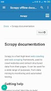 Poster Python Scrapy documentation of