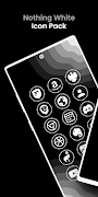 Nothing (1) White - Icon Pack Plakat