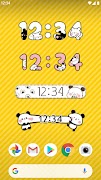 Panda Clock: Digital Widget screenshot 5
