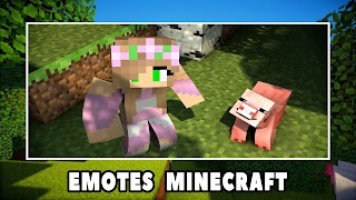 Animation Emotes Mod Minecraft 截圖 2