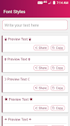 Font Styles Screenshot 2