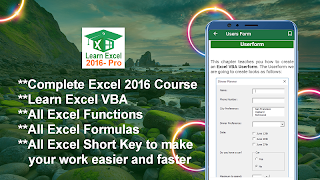 3 Schermata Learn Excel 2016 (Pro)