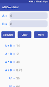 AB Calculator plakat