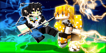 Mod Demon Slayer Addon MCPE 海報