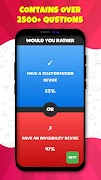 Would You Rather: Party Game تصوير الشاشة 1