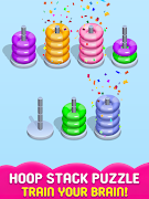 Hoop Sort - Color Hoop Stack اسکرین شاٹ 6