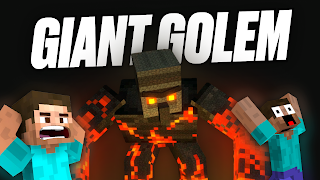 Giant Golem Mod in Minecraft 2 poster