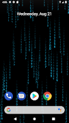 برنامهنما Hacker Live Wallpaper Matrix عکس از صفحه