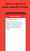 Electronics Dictionary Ekran Görüntüsü 4